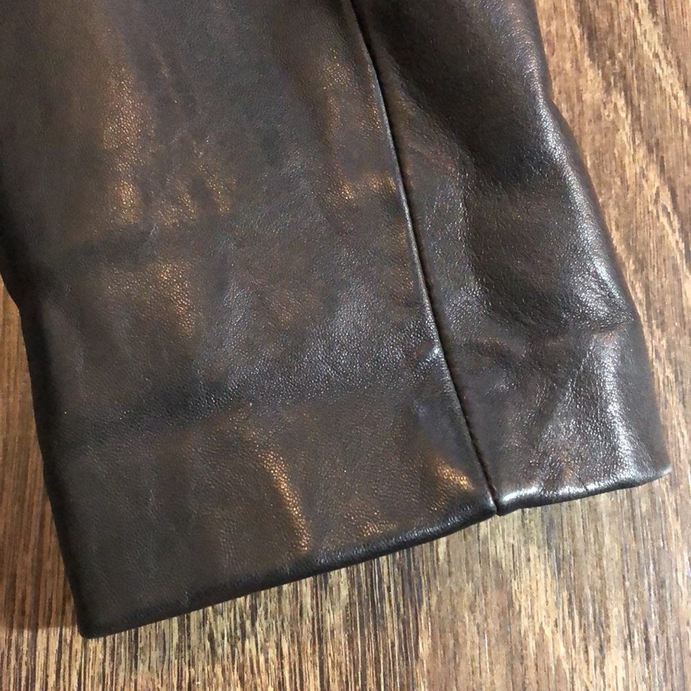 Vintage Leather & Rabbit Coat. - Picture 9 of 17
